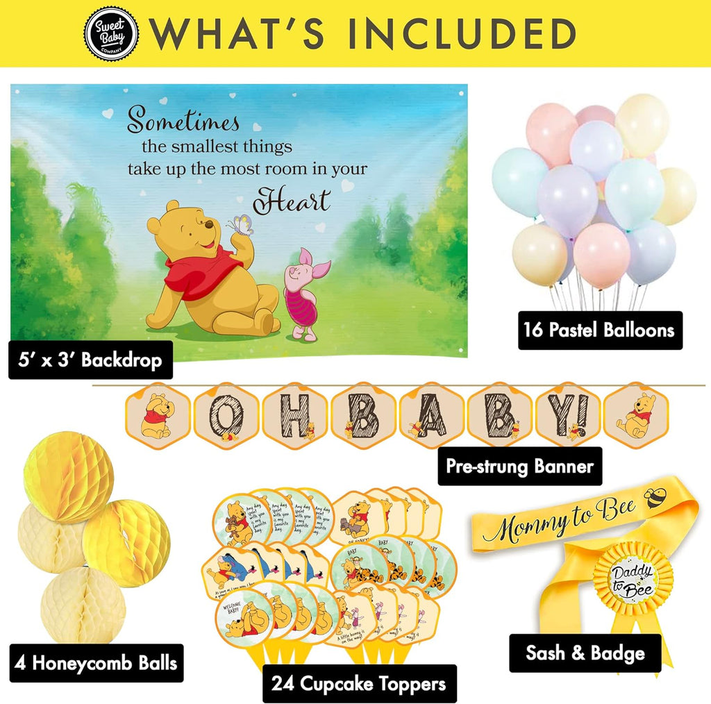Winnie the pooh deals baby shower banner
