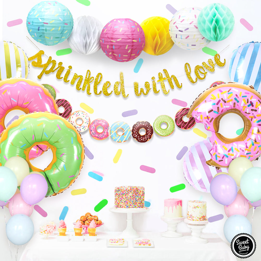 Donut Sprinkle Baby Shower Decorations Boy or Girl – Sweet Baby Company