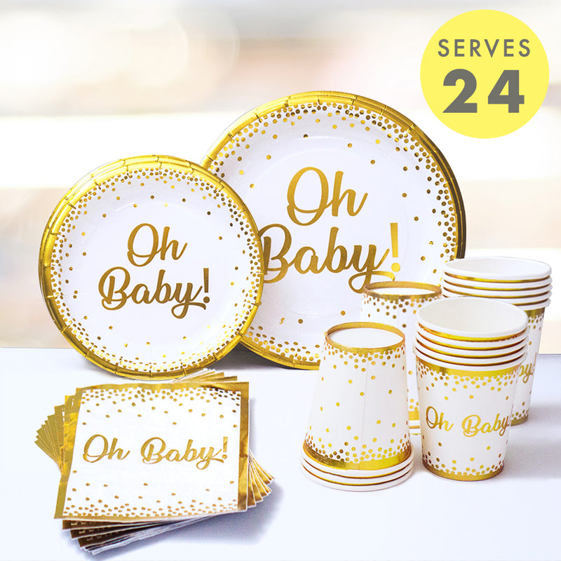  Sweet Baby Co. - Decoraciones de baby shower para niña