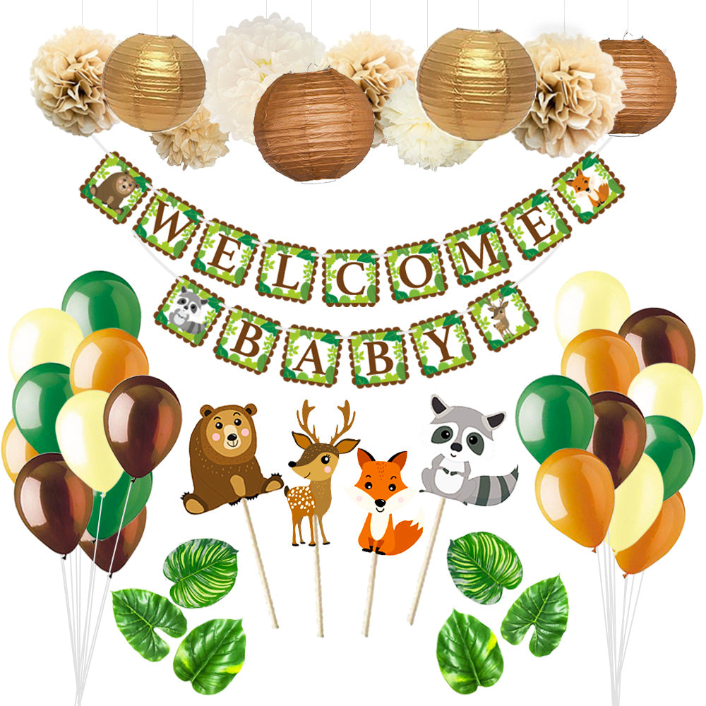 Woodland Themed Baby Shower Decorations