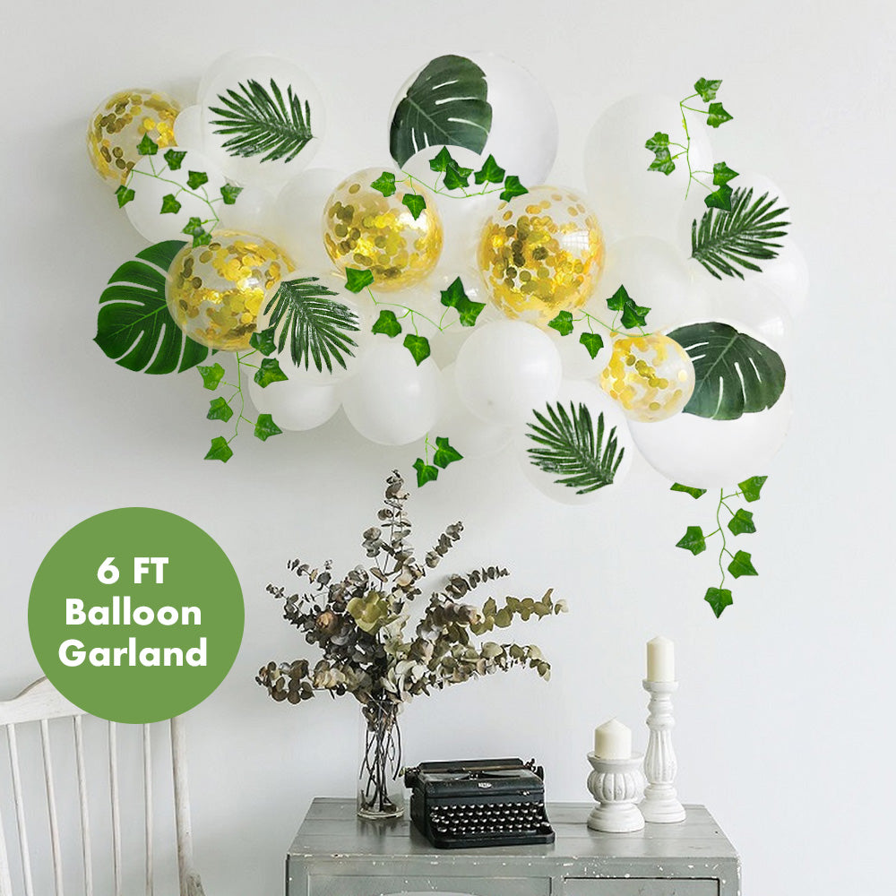 Greenery Baby Shower Balloon Garland