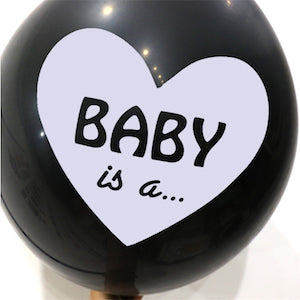 Jumbo 36 Inch BABY IS A Baby Gender Reveal Balloon Kit